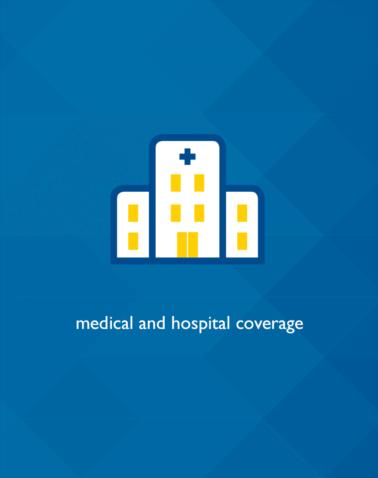 Medical and hospital coverage