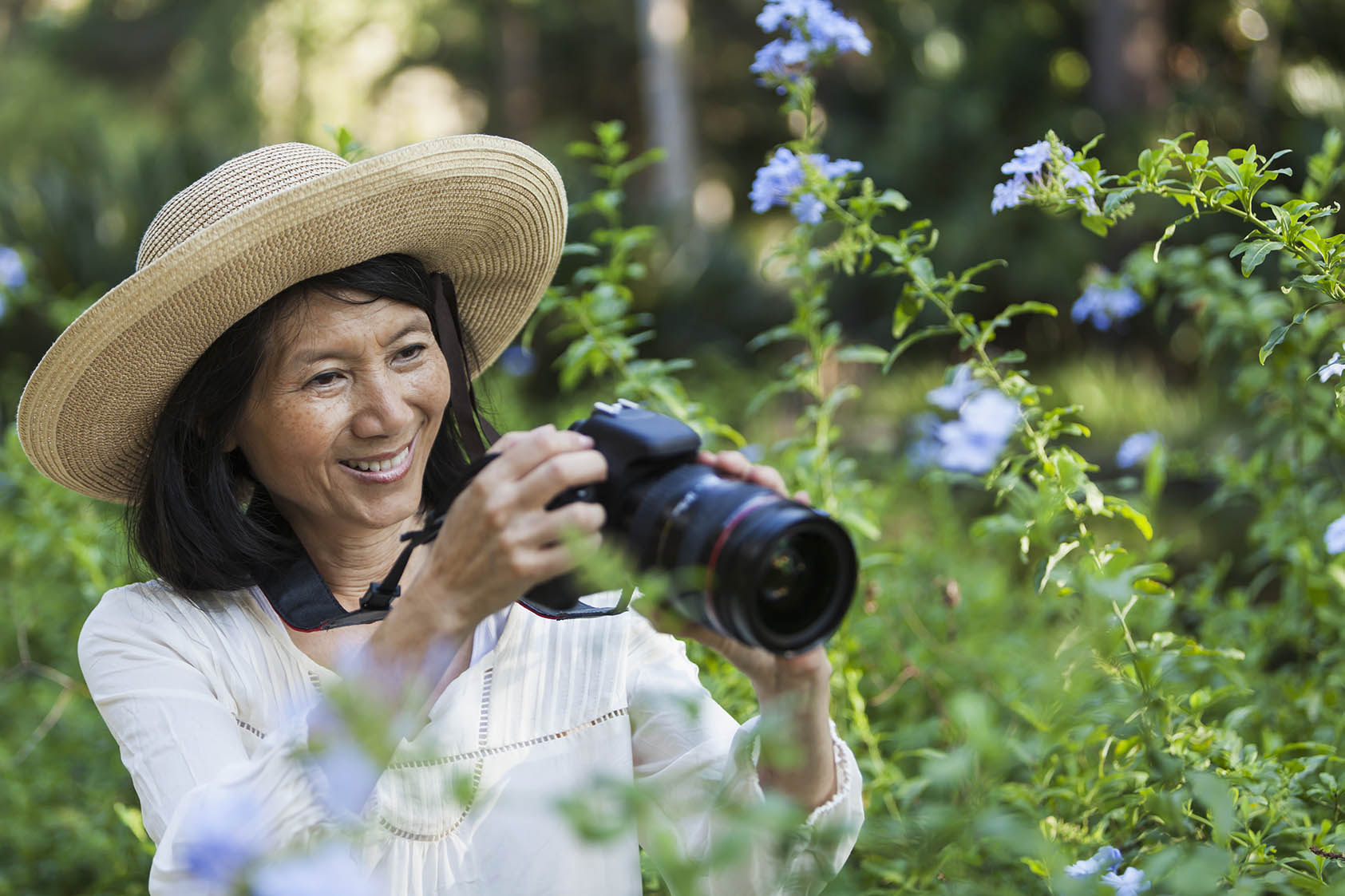 seniors self care outdoors