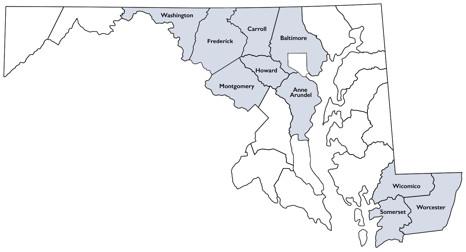 Coverage map