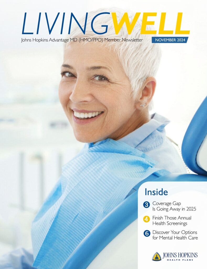 November 2024 cover of Advantage MD's Living Well Newsletter