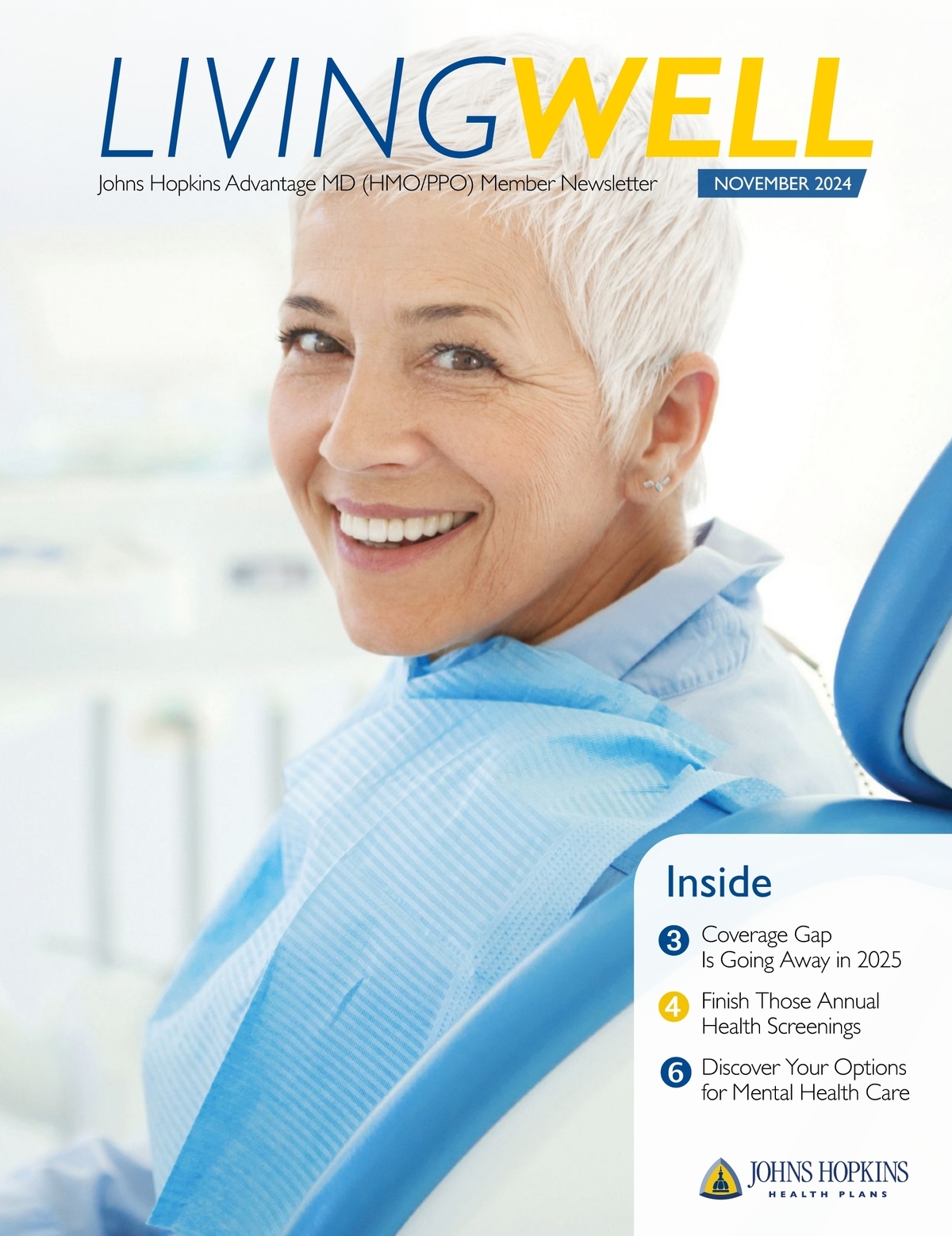 November 2024 cover of Advantage MD's Living Well Newsletter
