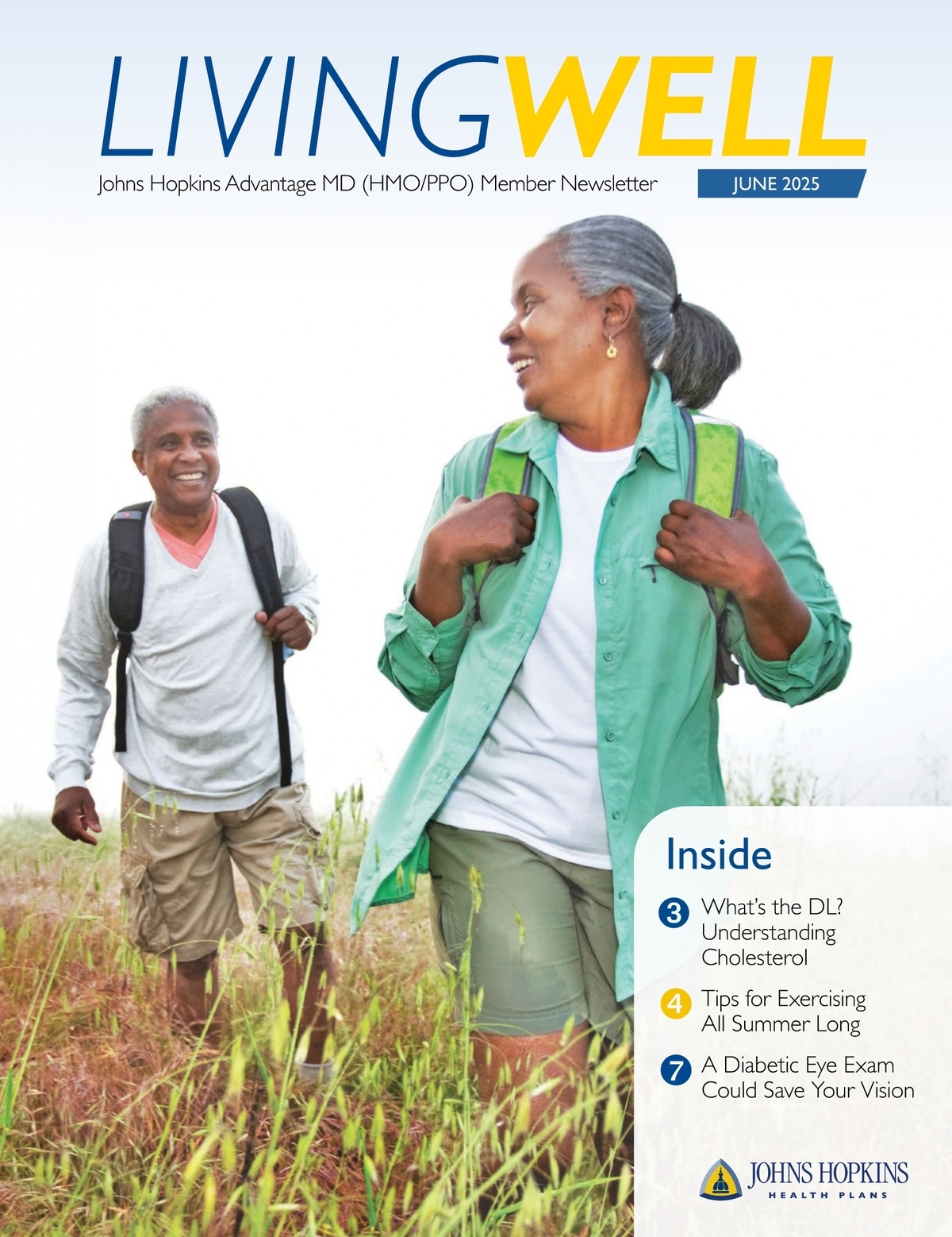 June 2025 Living Well newsletter cover